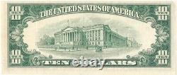 10 Dollar Fed Reserve Note Error Green currency Seal Ten collectible 1950 Bill