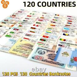 120 Different World Banknotes UNC Set Paper Money Foreign Currency Collection