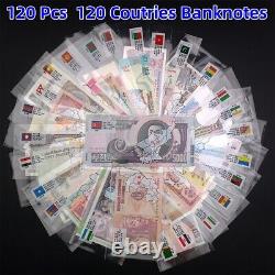 120 Different World Banknotes Valuable Paper Money Foreign Currency Collection