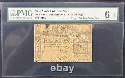 1776 New York Colonial Currency Fr. NJ-161 PMG 6 NET Ex Coulter Collection