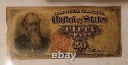 1866 Fractional Currency 50 Cent Collectible Paper Currency