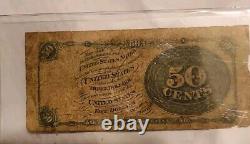 1866 Fractional Currency 50 Cent Collectible Paper Currency