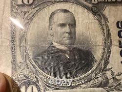 1902 $10 National Currency Fr. 635 Pcgs Fine 12 Eric P. Newman Collection