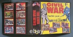 1962 Topps Civil War News 88 Card set+17 Currency Bills+Custom Binder