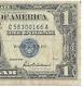 1.00 Oner Dollar Silver Certificate 1957