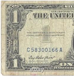 1.00 Oner Dollar Silver Certificate 1957