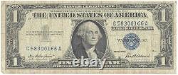 1.00 Oner Dollar Silver Certificate 1957