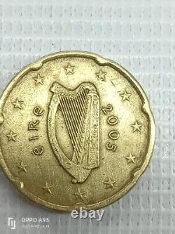 2005 Ireland 20 Euro Cent Coin Irish Currency Collectible