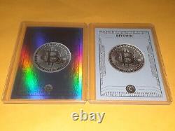 2022 Cardsmiths CURRENCY BITCOIN #1a BASE AND HOLO! RARE! NICE! FREE SHIPPING