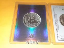 2022 Cardsmiths CURRENCY BITCOIN #1a BASE AND HOLO! RARE! NICE! FREE SHIPPING