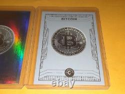 2022 Cardsmiths CURRENCY BITCOIN #1a BASE AND HOLO! RARE! NICE! FREE SHIPPING