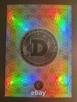2022 Cardsmiths Currency Crypto DOGECOIN MR6-A Beryl Refractor SP /149