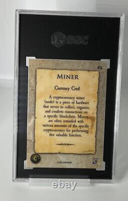 2022 Cardsmiths Currency SGC 10 #36 Miner Holofoil