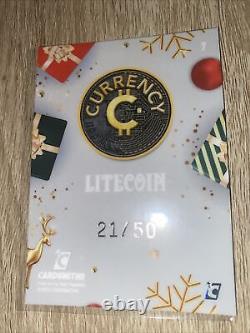 2023 Cardsmiths Currency Holiday Litecoin #7 Silver Refractor #21/50 RARE HOT