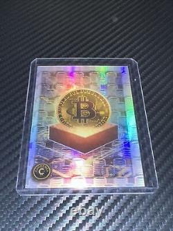 2023 Cardsmiths Currency Holiday Series Bitcoin Silver Gem 4/50 Card# 16 HOT