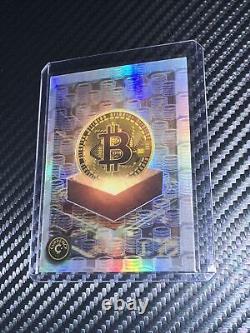 2023 Cardsmiths Currency Holiday Series Bitcoin Silver Gem 4/50 Card# 16 HOT