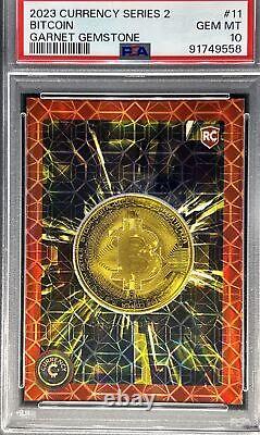 2023 Cardsmiths Currency S2 BITCOIN #11 Garnet 71/75? PSA 10