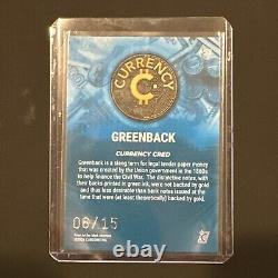 2023 Cardsmiths Currency SERIES 2 GREENBACK #53 AQUAMARINE 6/15