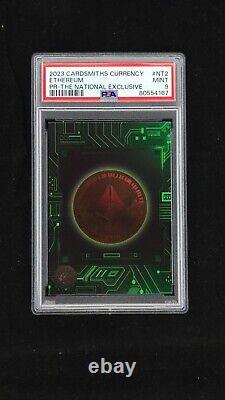2023 Cardsmiths Currency Series 1 Ethereum Promo The National Exclusive PSA 9