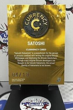 2023 Cardsmiths Currency Series 2 Gold SATOSHI /10 #5