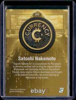 2024 Cardsmiths Currency Series 3 GOLD GEMSTONE #6/10? #44 SATOSHI NAKAMOTO