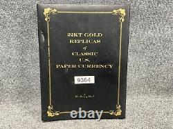 22kt Gold Replicas of Classic U. S. Paper Currency Collection