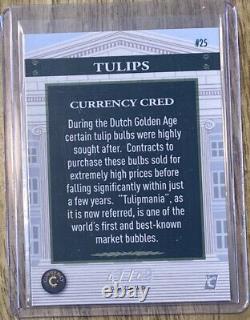 #25 Tulips 47/49 Amethyst Gemstone Refractor 2022 Cardsmiths Currency Series 1