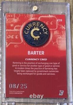 #28 Barter 08/25 Ruby Gemstone Refractor 2023 Cardsmiths Currency S2