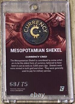 32 Mesopotamian Shekel 68/75 Garnet Gemstone Refractor 2023 Cardsmiths Currency