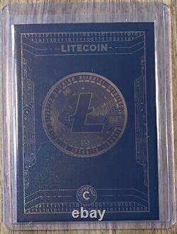 #53 Litecoin CRYSTAL SPARKLE 2022 Cardsmiths Currency Series 1 VERY RARE