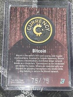 BITCOIN 75/75 Cardsmiths 2024 Book End! LAST ON PRINT! Pristine