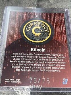 BITCOIN 75/75 Cardsmiths 2024 Book End! LAST ON PRINT! Pristine