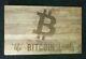 Bitcoin Family Wooden Early Crypto Currency Memorabilia Vintage Cutting Board