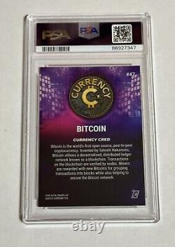 Bitcoin #47 Crystal Sparkle PSA 10 Gem Mint Cardsmiths Currency 2023
