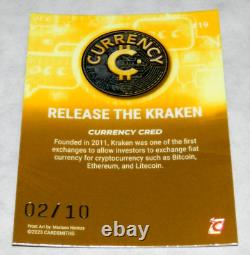 Cardsmiths Currency 2 Release The Kraken Serial #02/10 Yes Only 10 Made Card #19