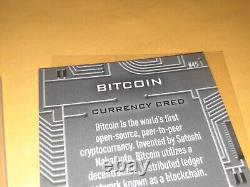 Cardsmiths Currency Series 1 #45 BITCOIN ERROR MISPRINT Missing Logo On Back