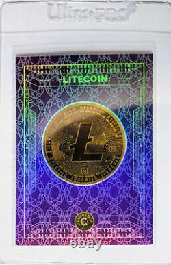 Cardsmiths Currency Series 1 #53 Litecoin Amethyst Refractor 1st Edition /49