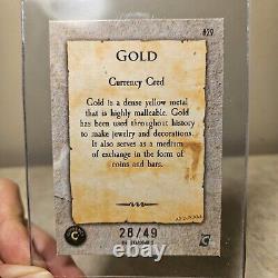 Cardsmiths Currency Series 1 Gold Amethyst #29 28/49