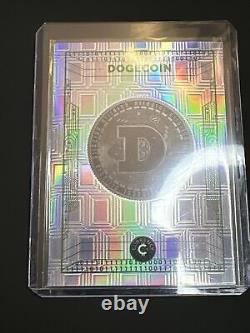 Cardsmiths Currency Series 1. MR6-A Dogecoin Meta Rare Emerald Refractor 54/99