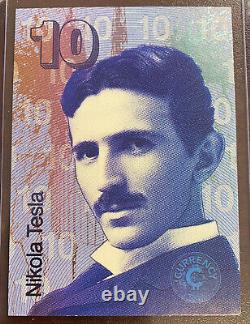 Cardsmiths Currency Series 1 card Nikola Telsa COLD FOIL