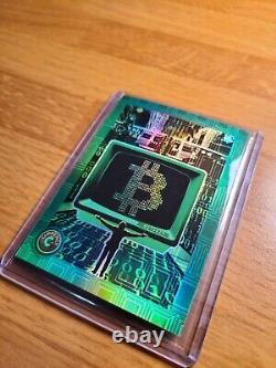 Cardsmiths Currency Series 2 #4 Emerald Hashrate 10/99 Bitcoin Matrix