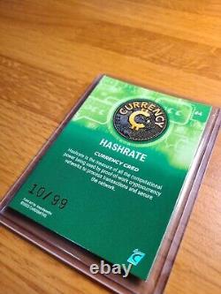 Cardsmiths Currency Series 2 #4 Emerald Hashrate 10/99 Bitcoin Matrix