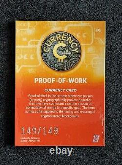 Cardsmiths Currency Series 2 #9 Proof-Of-Work Beryl Refractor 149/149