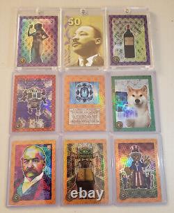 Cardsmiths Currency Series 2 Card Lot 8 Gemstones & 1 MLK Coldfoil