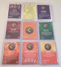 Cardsmiths Currency Series 2 Card Lot 8 Gemstones & 1 MLK Coldfoil