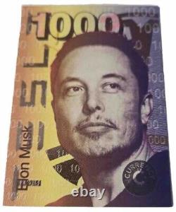 Cardsmiths Currency Series 2 ELON MUSK RARE COLD FOIL CARD TESLA