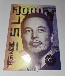 Cardsmiths Currency Series 2 ELON MUSK RARE COLD FOIL CARD TESLA