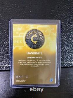 Cardsmiths Currency Series 2 Gold Rainbow Holo #4 HASHRATE? 04/10 LP VERY RARE