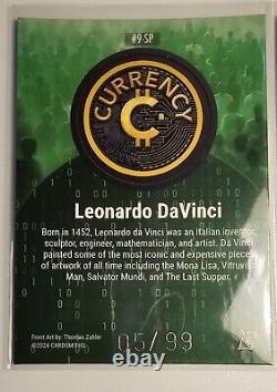 Cardsmiths Currency Series 3 Beryl/ Emerald GEMSTONE Lot #9SP Leonardo DaVinci