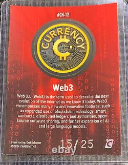 Cardsmiths Currency Summer Set RUBY GEMSTONE /25 #CN-12 Web3